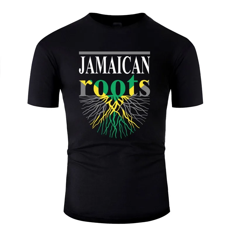 

Slogan Jamaican Roots Tshirt T Shirt Men 100% Cotton Men And Women Tee Shirt 2020 Gents