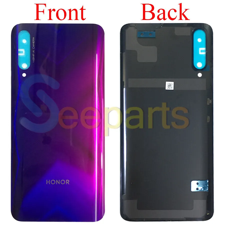Задний стеклянный чехол-панель для huawei Honor 9X Pro, задняя крышка для батареи, стеклянная крышка для замены Honor 9X Pro, корпус для двери