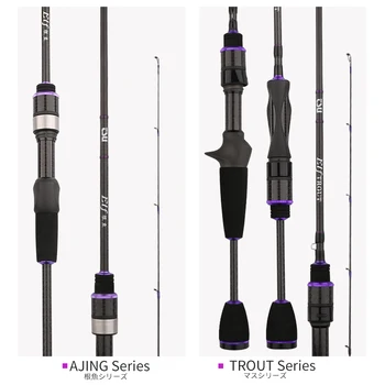 

TSURINOYA NEW Ultralight AJING Rod 2.26m 82g 2 Secs ROCKFISH Lure Casting Spinning Fishing Rod
