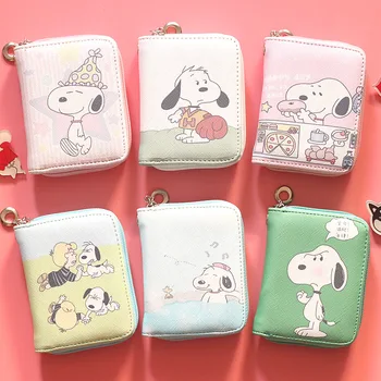 

Snoop Coin Purse Cartoon Korean Girl Short Zip Wallet