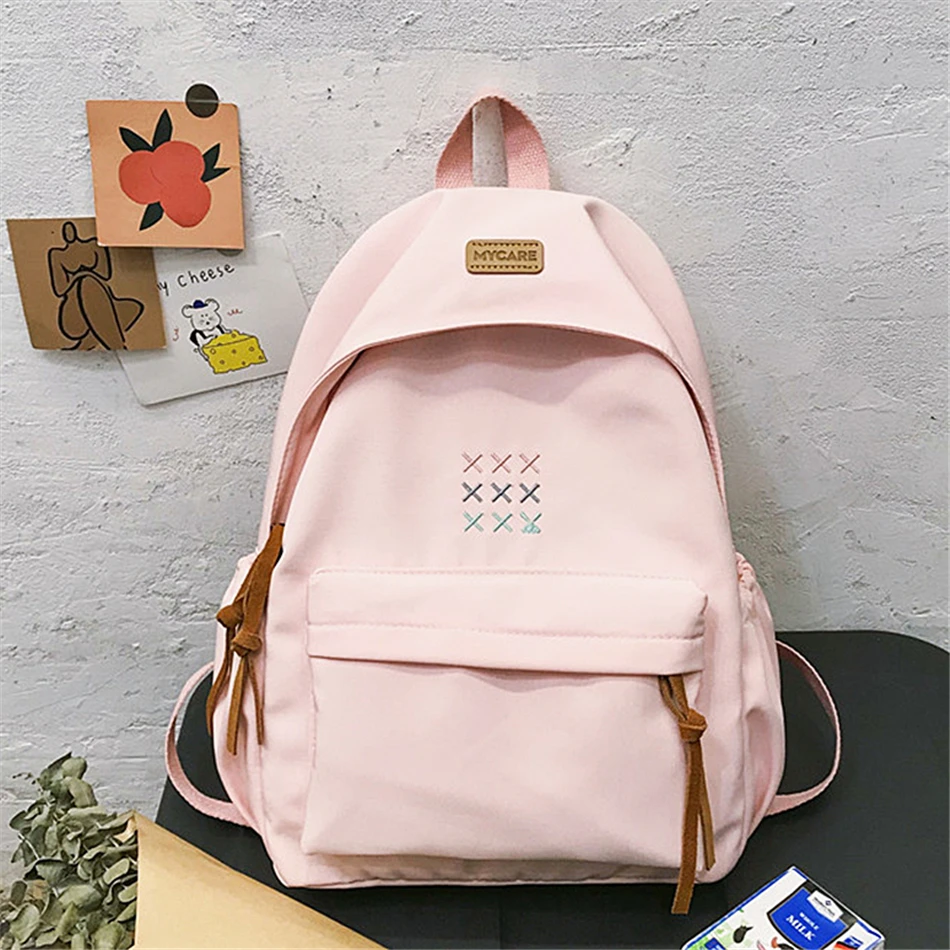 Модные милые школьные сумки для девочек-подростков светильник нейлоновый рюкзак