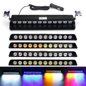 

12 led strobe light DC12V Strobe Emergency 16 Flash Patterns Police Light strobe Flasher warning light