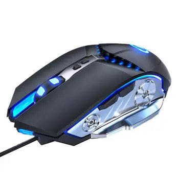 

Wired Gaming Mouse Adjustable 3200 DPI Mechanical Mice for Laptop Computer Gamer