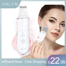 Ultrasonic Face Skin Scrubber Face Cleaning Peeling Vibration Blackhead Removal Exfoliating Pore Cleaner Tools Cleaner Face Skin