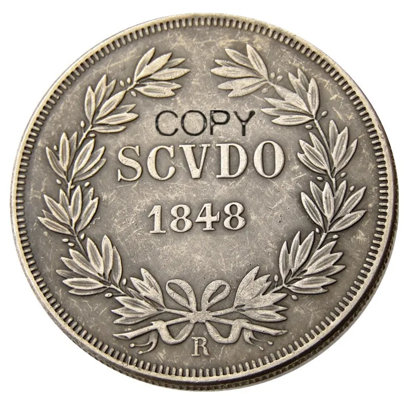 Italie, Ватикан, Pius IX, Scudo, 1848 R, Рим, Argent копии монет