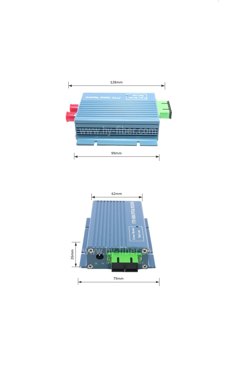 FTTH активный приемник CATV оптический узел мини WDM конвертер триплексор Minimode с питанием два РЧ порта