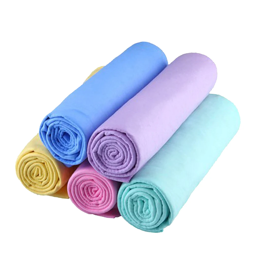 2Pcs PVA Chamois Car Wash Towels 43*32cm Car Care Cleaning Towel Rag For Cars Cleaner Home Cleaning & Drying Cloth Random Color best car wax