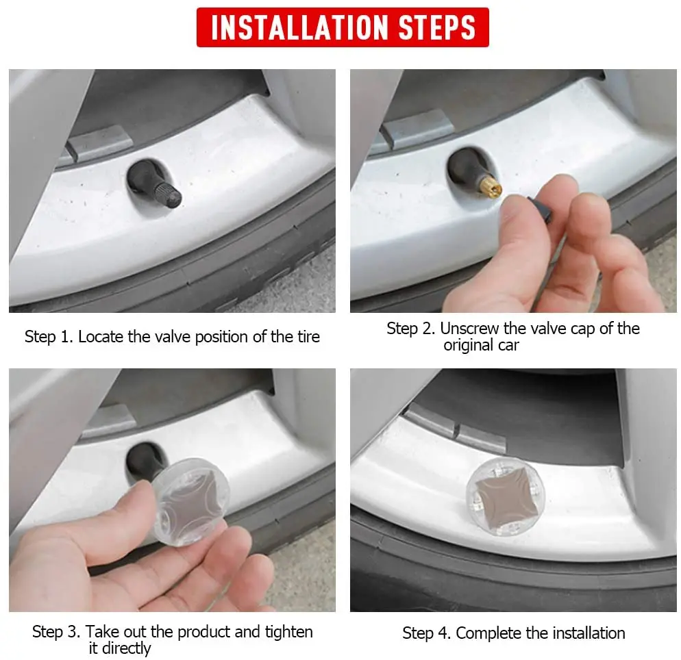 Цветная светодиодная подсветка для колес автомобиля 4 шт. с датчиками движения