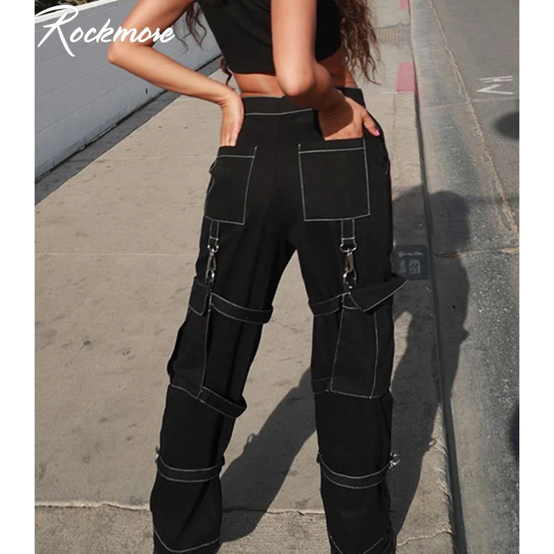 black cargo pants for women