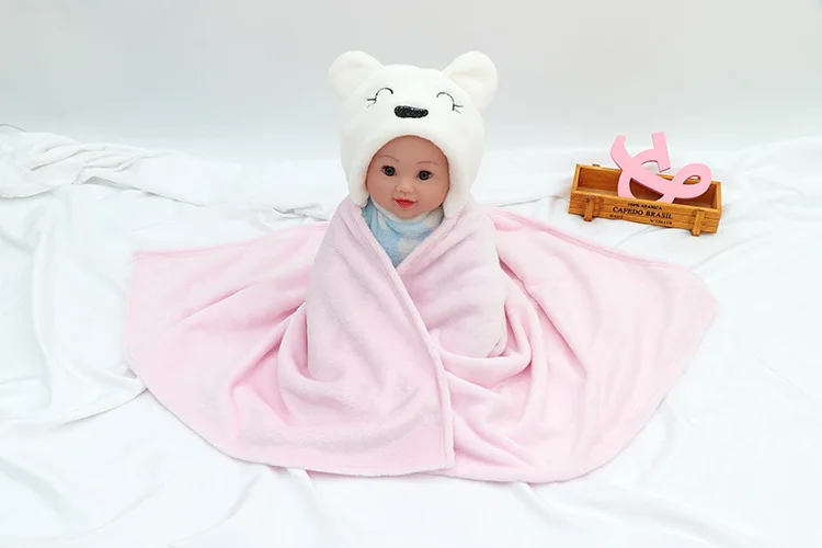 Высококачественное детское одеяло Bebe, Фланелевое, в форме животного, с капюшоном, мягкое, для новорожденных, пеленание, сумка для сна, детский халат с капюшоном