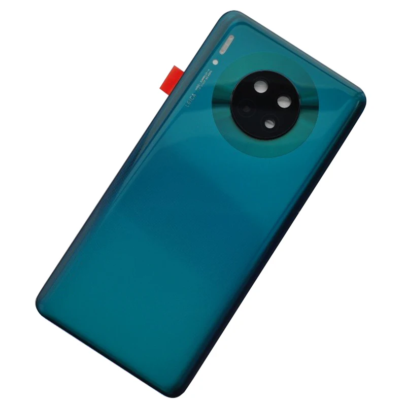 Green Для huawei mate 30, новинка, стеклянный задний корпус, чехол для батареи, чехол с объективом для камеры+ логотип - Цвет: Green