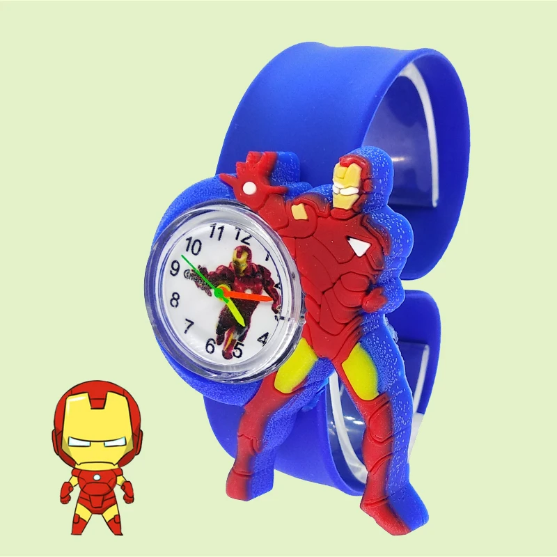 Одежда Супергерои Игрушки для мальчиков часы девочек Для мужчин детей ребенка