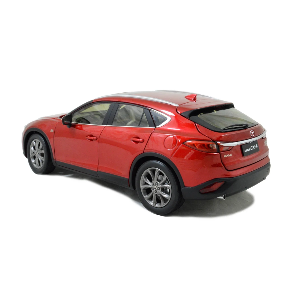 Paudi модель 1/18 1:18 Масштаб Mazda кроссовер купе CX-4 Красный литой под давлением модель автомобиля игрушка открываются двери
