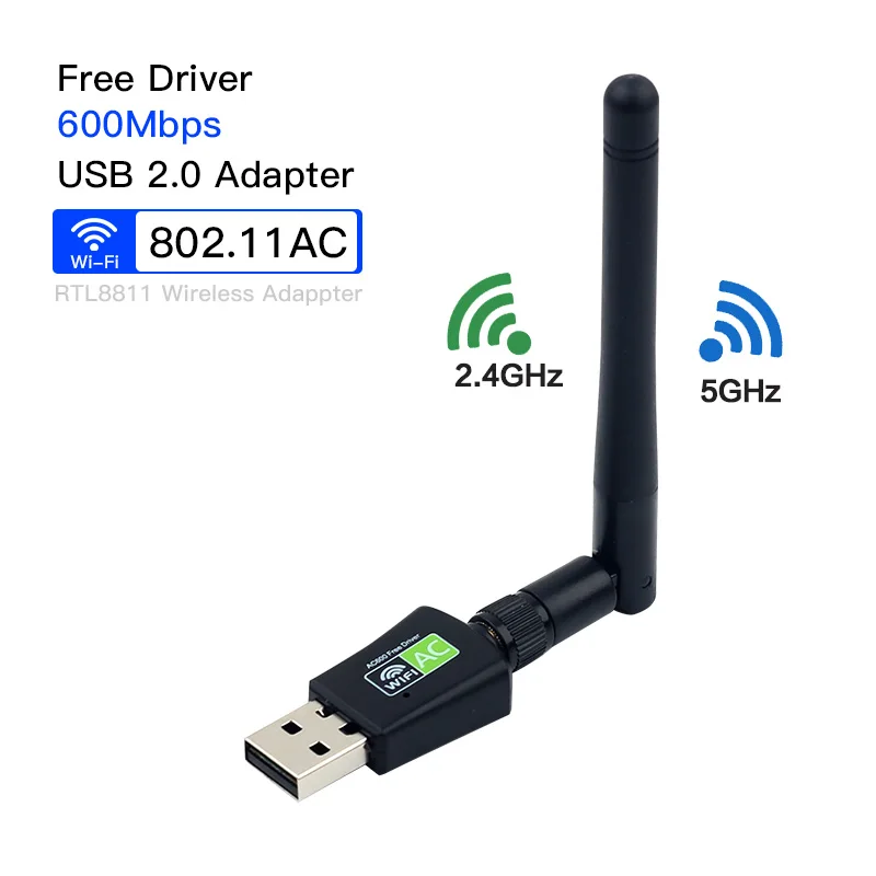 

Fenvi двухдиапазонный FV-600Mbps USB WiFi карта Мини Портативный 802.11AC беспроводной адаптер 2,4g/5g USB Сетевая Карта Антенна для ноутбука ПК