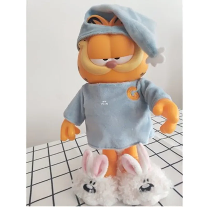 11 "пижамы Ver мультфильм кошки модный тренд Kawaii украшения праздничный подарок ПВХ фигурка Коллекционная модель игрушки коробка 30 см V1216