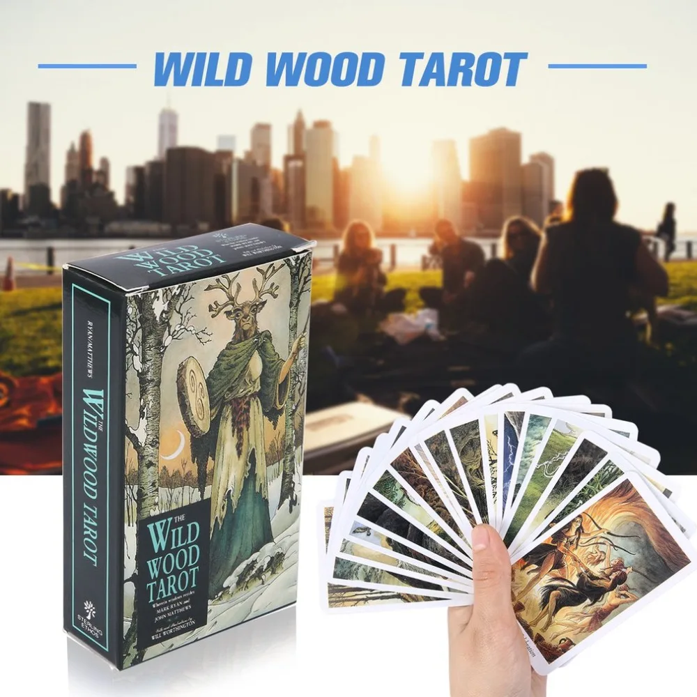 Волшебная дикая древесина Таро Чтение Fate Tarot карточная игра для личного использования настольная игра 78 карт колода