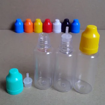 

2500pcs Empty PET 15ML Plastic Dropper Bottles With Childproof Cap With Long Thin Tip Plastic bottles E-cigarette