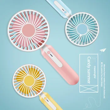

ELOOLE Mini USB Fan Creative Portable Handheld Ventiladors Rechargeable Handy Air Cooling Fan For Outdoor Home Home Desk Fans