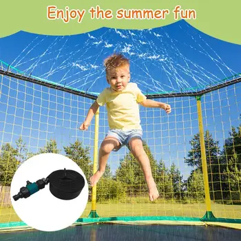 

Summer Trampoline Sprinkler Children Outdoor Water Play Toy Trampoline Sprinkler Parks 40Ft Backyard Water Game Sprinkler 1