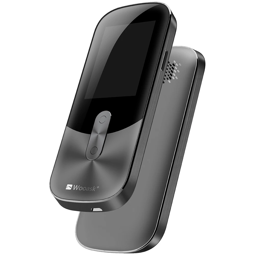 

WOOASK W02 Smart Voice Translator 43 Languages Two-Way Real Time Voice Translator 2.4 Inch Screen WiFi Bluetooth Translator