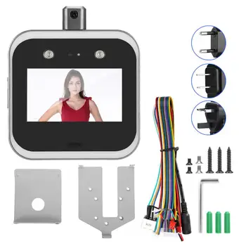

5in Face Recognition Camera TCP/IP Wifi Time Attendance Clock Access Control Body Temperature Detector Detector 100-240V New