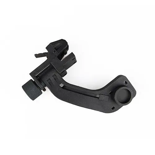 Пластиковый кронштейн для крепления адаптера NVG J для подключения направляющей крепления шлема - Цвет: BK