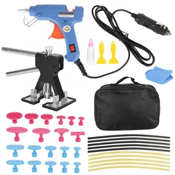 

auto repair tool 37pcs/Set Vehicle Dent Puller Repair with 12V Car Charger Glue Gun Paint Removal Tool removing dents