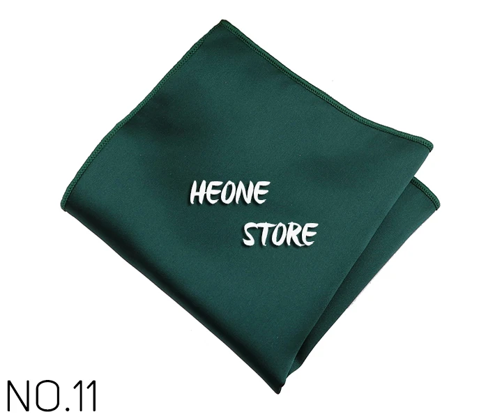 Einfarbiges Polyester-Einstecktuch für Herren, Anzüge, glänzend, klassisch, Marineblau, Rot, Schwarz, lässige Taschentücher, Bar, Hochzeitsaccessoires – Detail 12