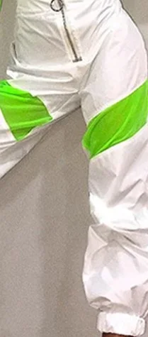 Pants Сценический костюм Женская мода Флуоресцентный цвет сексуальные белые брюки хип хоп Ds одежда Dj ночной клуб Джаз танцевальная одежда DN4675 - Цвет: Pants