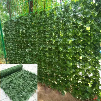 

Simulation Fence Net Artificial Privacy Screening Roll Garden Ivy Leaf Hedge Fence Wall Balcony Privacy Screening Roll