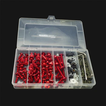 

Aluminum Motorcycle Fairing Screws Bolts Nuts Kit Body Mount Windshiled Fasteners Clips FOR ducati monster 821gsxr 1000 k6 k7 8