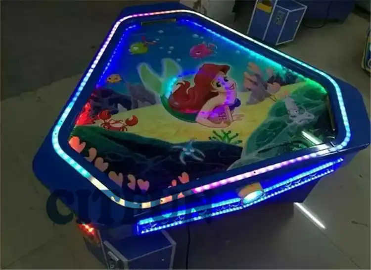 mermaid coin push machine