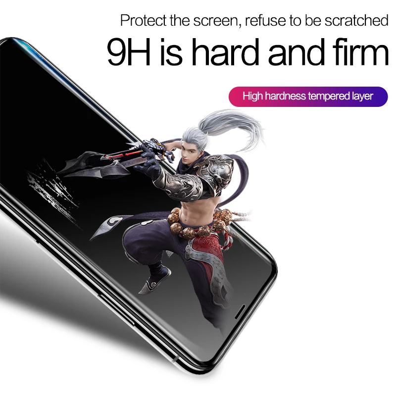 Защита экрана для iPhone 6 6s 7 8 Plus X 9D стекло для iPhone XR X XS MAX 7 8 Защита экрана защитное стекло