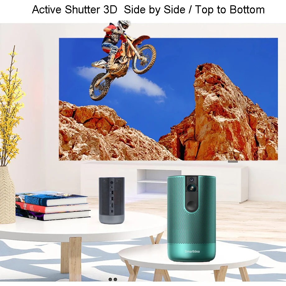 Smartldea D29b Native 960 540 Hd Projector Android7 1 2g 16g 5g Wifi Dlp Proyector Support 4k 3d Zoom Video Game Beamer Lazada