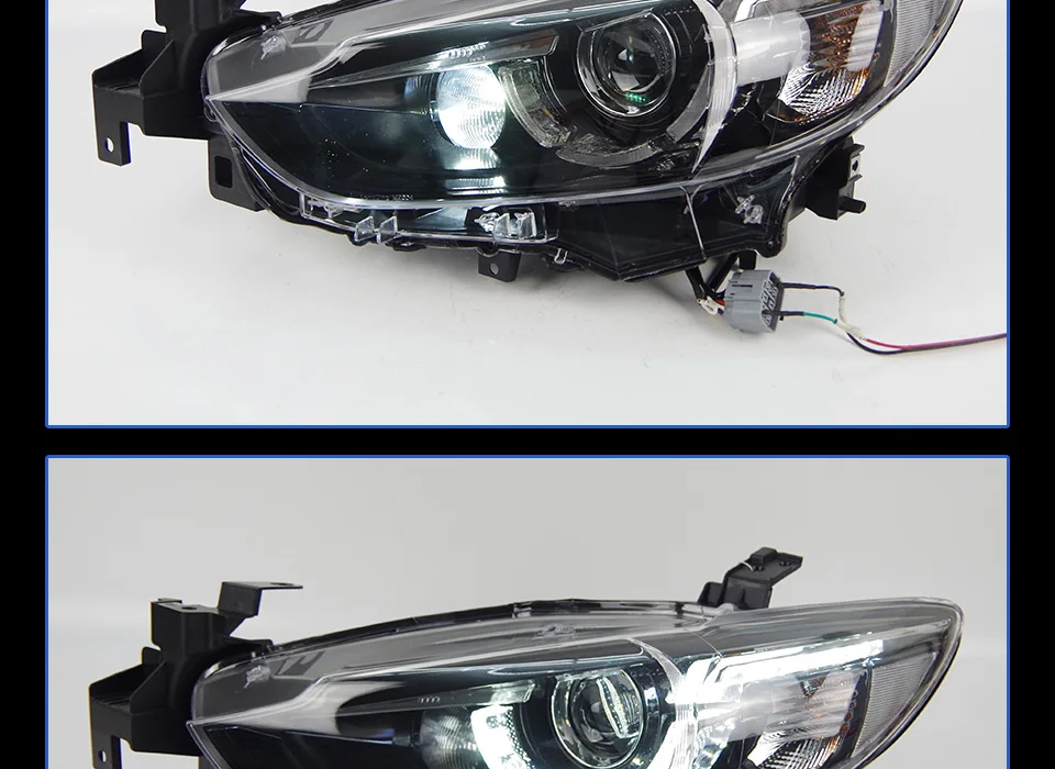 Фара для автомобиля Mazda 6 Atenza 2013- фары Противотуманные фары Дневные ходовые огни DRL H7 светодиодный Биксеноновая лампа автомобильные аксессуары