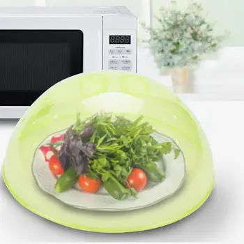 

2Pcs Food Splatter Guard Professional Microwave Food Anti-Sputtering Cover Oven Oil Cap With Steam Vents Magnetic Splatter Lid