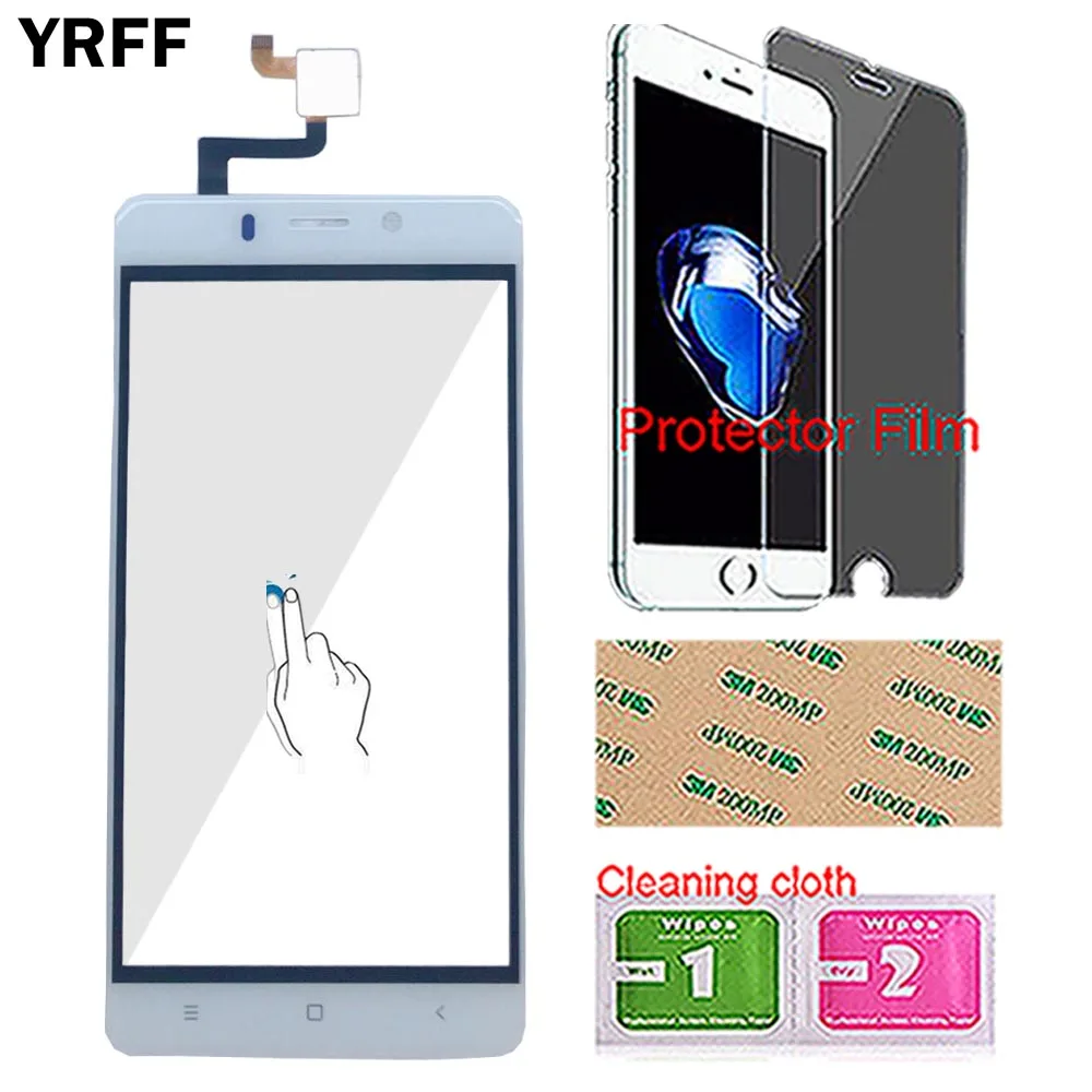 White No Tools Сенсорная панель дигитайзера для телефона Ginzzu S5120, сенсорный экран, переднее стекло, сенсорный экран, инструменты, защитная пленка - Цвет: White No Tools