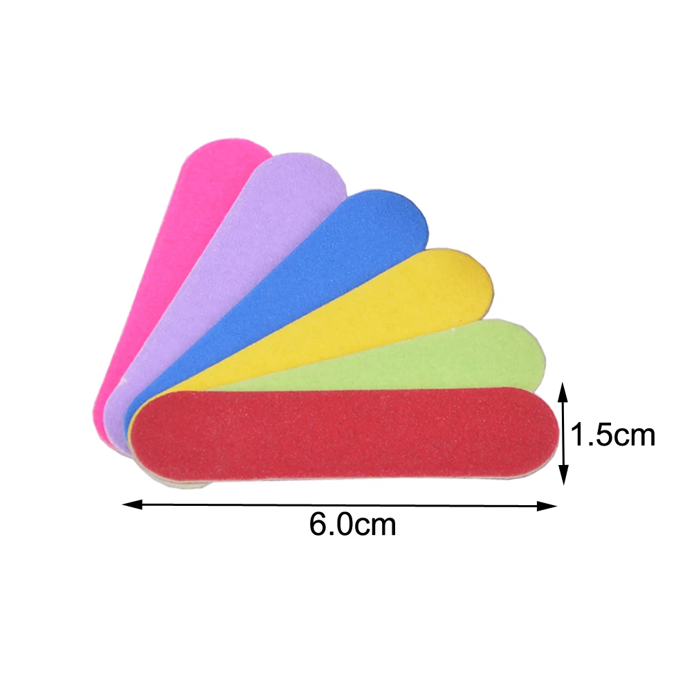 New 1000Pcs/Pack Professional Wooden Nail File 240/240 Grit Gel Polishing Nail Care Pedicrue Tools Beauty Salon Accessories