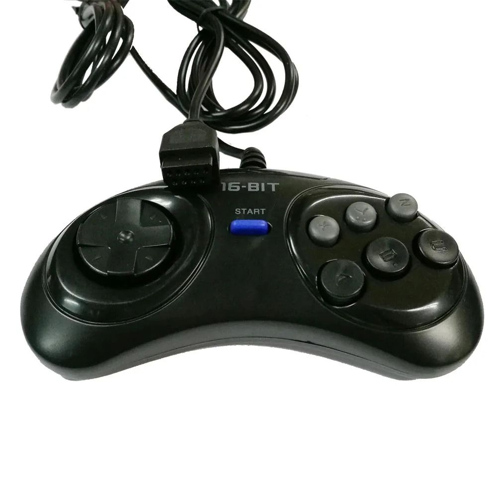 Игровой контроллер для SEGA Genesis для 16 бит ручка контроллер 6 кнопок геймпад для SEGA MD аксессуары для игр
