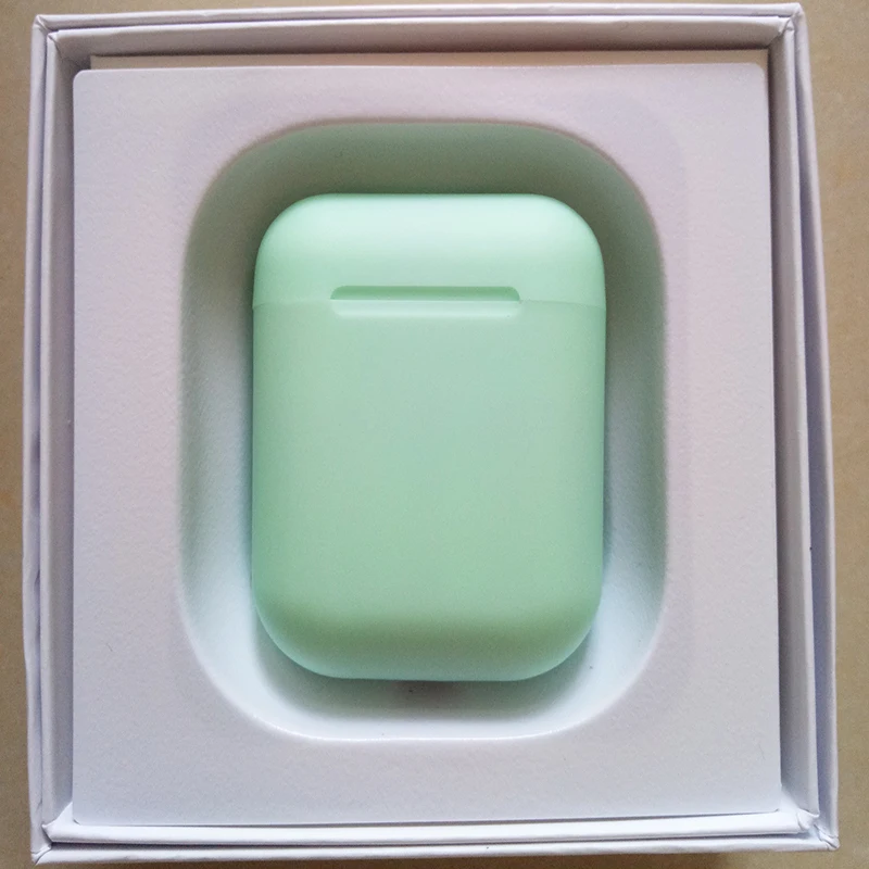 I12 Bluetooth 5,0 наушники TWS наушники беспроводные наушники с сенсорным датчиком для всех смартфонов - Цвет: Green