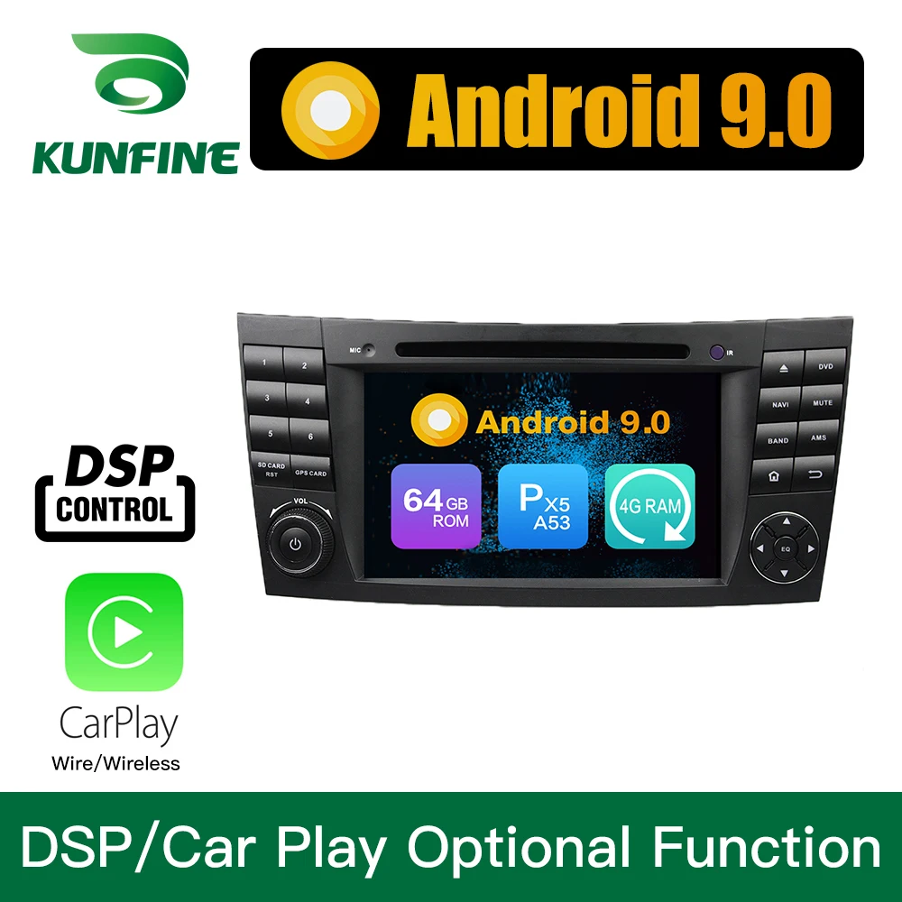 Android 9 0 Восьмиядерный 4 Гб RAM 64 Rom автомобильный DVD GPS мультимедийный плеер стерео