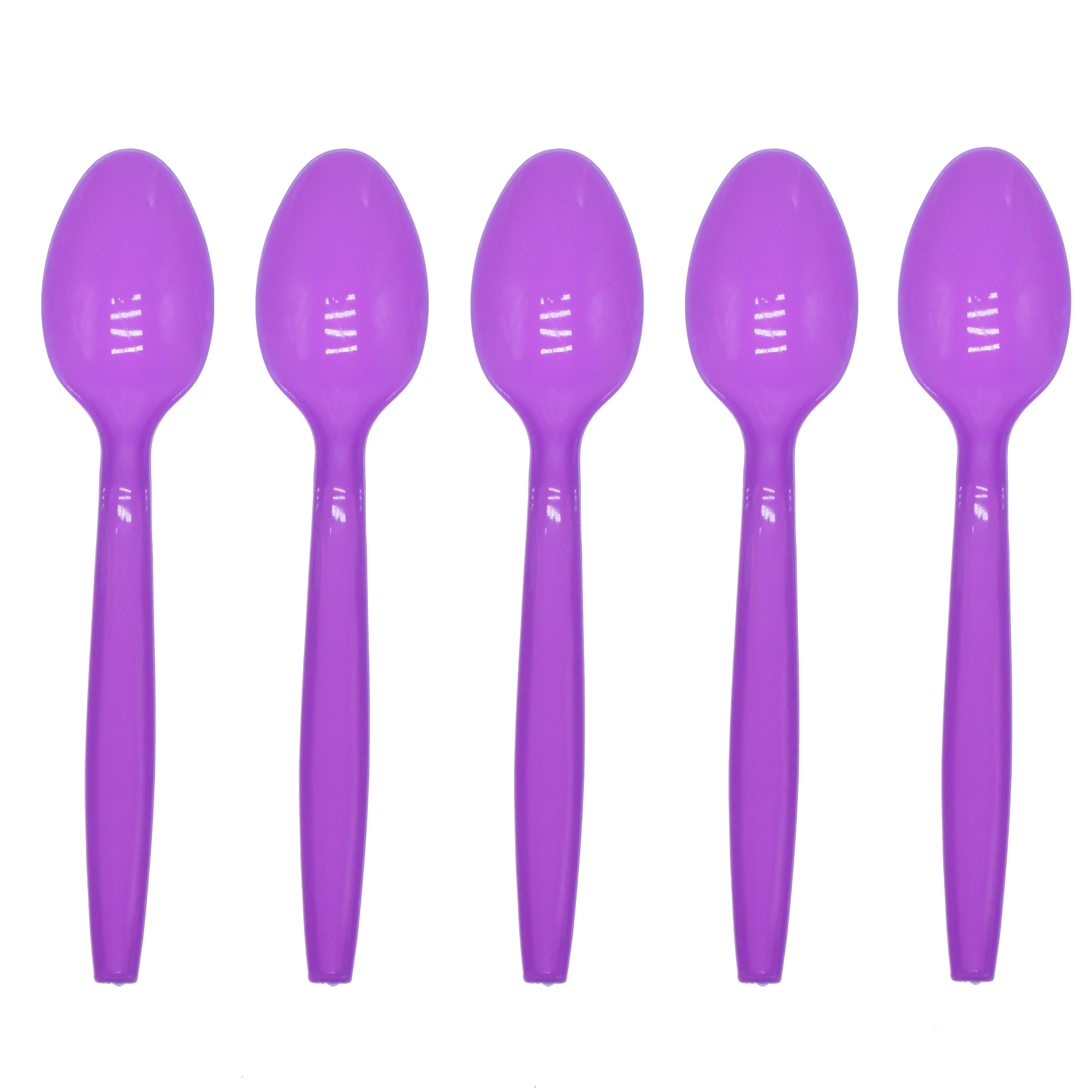 10pcs purple spoons