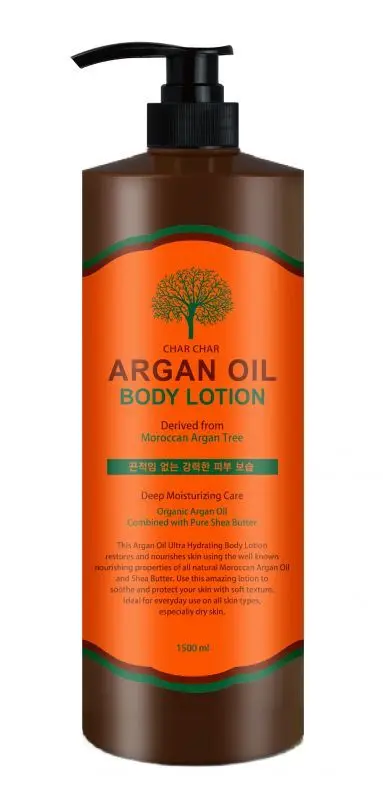 EVAs Char Char body lotion argan oil argan oil body lotion, 1500 ml Korea cosmetic Korean care cosmetics kasmetika Korea|Body Tanners & Bronzers| - AliExpress
