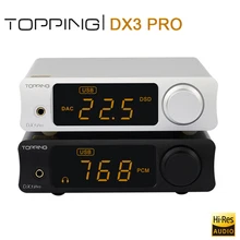 TOPPING DX3 PRO USB DAC Amp XMOS XU208 AK4490EQ OPA1612 декодер DSD512 усилитель Bluetooth усилитель для наушников ATPX коаксиальный Оптический