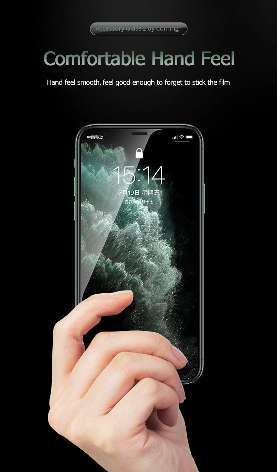 Benks пленка Corning VPRO полное покрытие 9H закаленное стекло для iPhone X XS 11 Pro MAX XR защита экрана Взрывозащищенная защита