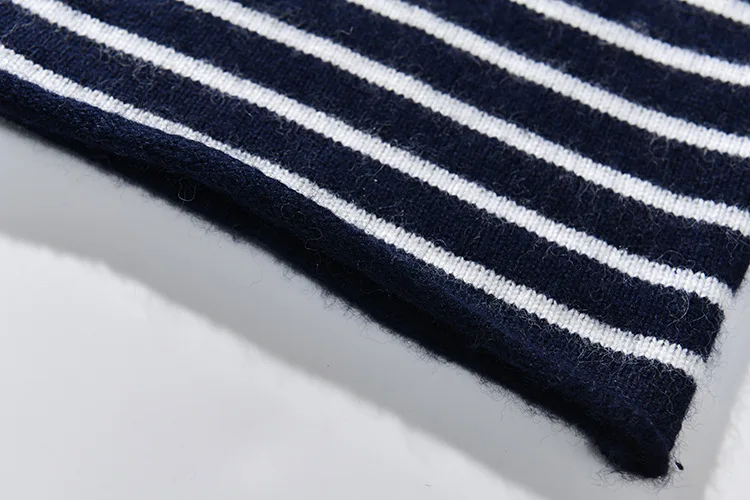 Women Knitted Sweater Harajuku Knit Pullover Winter Tops for Women Hooded Clothes Luxury Fringe Sweaters Designer Striped Jumper