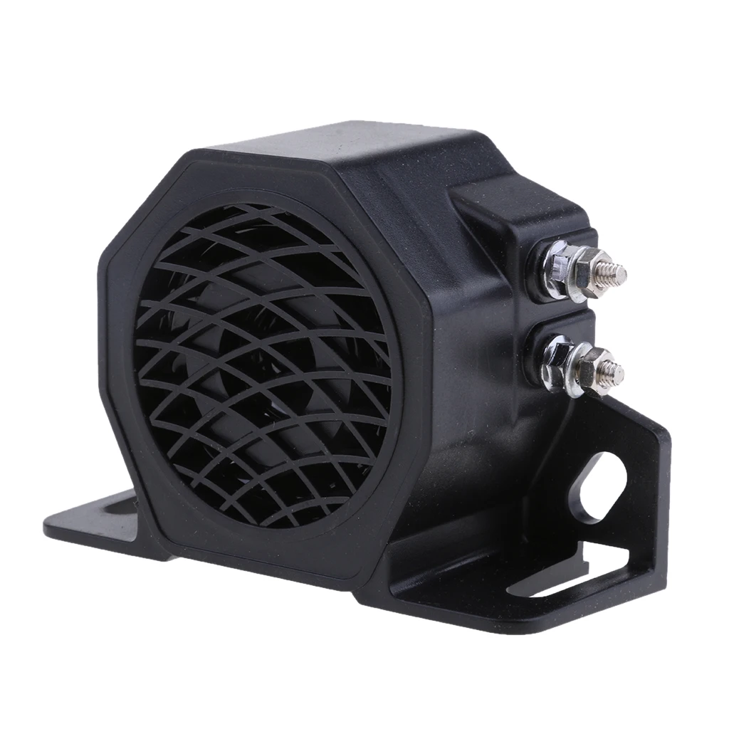 Waterproof Reverse Horn Loud Car Reversing Tone Horn Buzzer Alarm Siren Speaker 12-24V 30W 110db Black