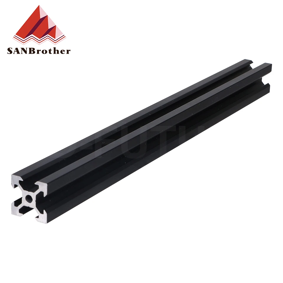Coavoo Aluminium profiel 2080 Aluminium profiel, 1420 mm, V-type, zwart aluminium profielen, 20 x 80 mm, Europese standaard, geanodiseerde lineaire rail, extrusie, 1 stuk, voor doe-het-zelf 3D-printer