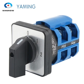 

LW26-63/2 universal conversion switch three-gear electric battery car dual power switch bidirectional manual rotation