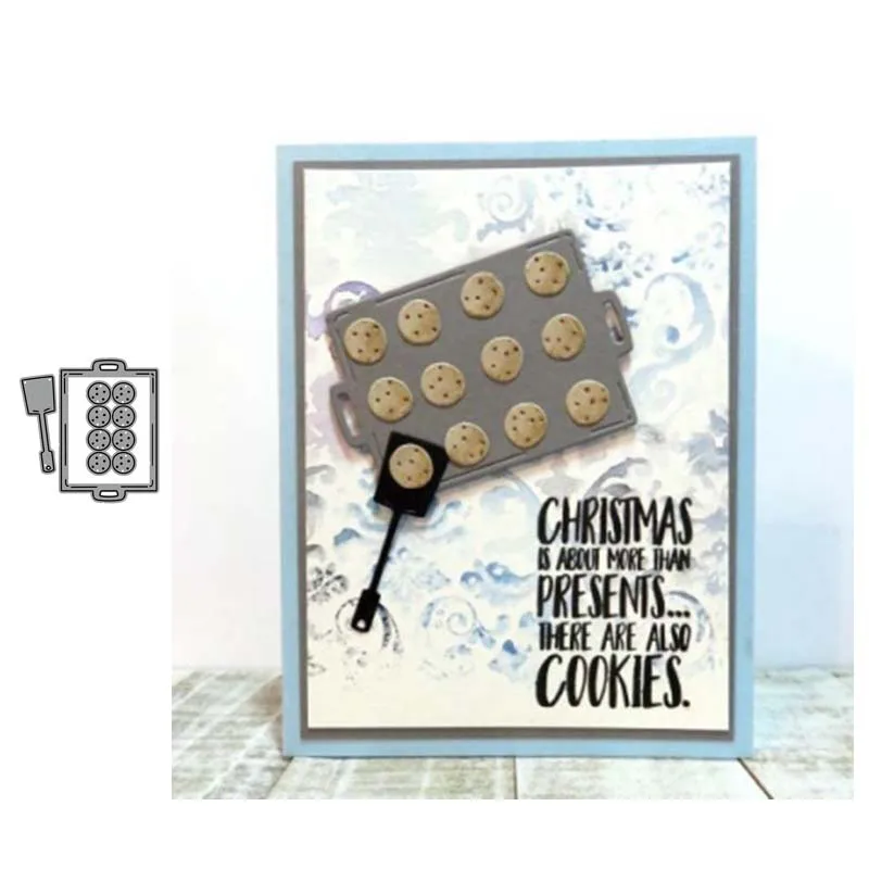 JC металлический Трафаретный вырубной штамп шпатель печенье для Скрапбукинг